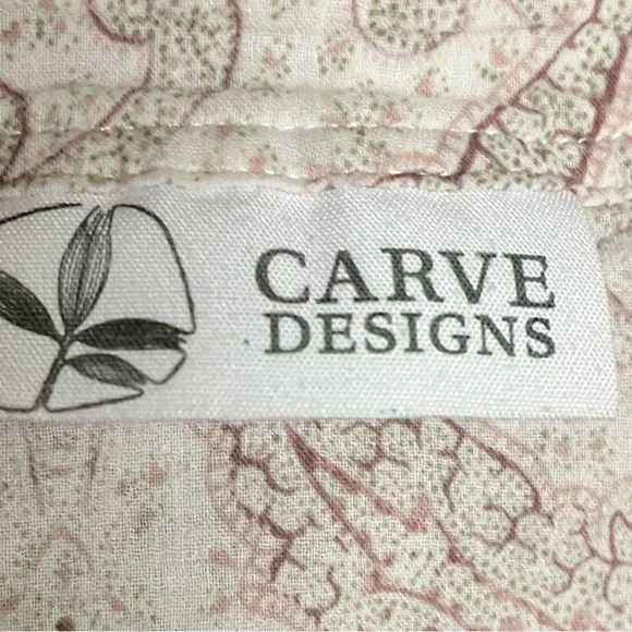 Carve Designs Cream Paisley Blouse - Picture 2 of 4